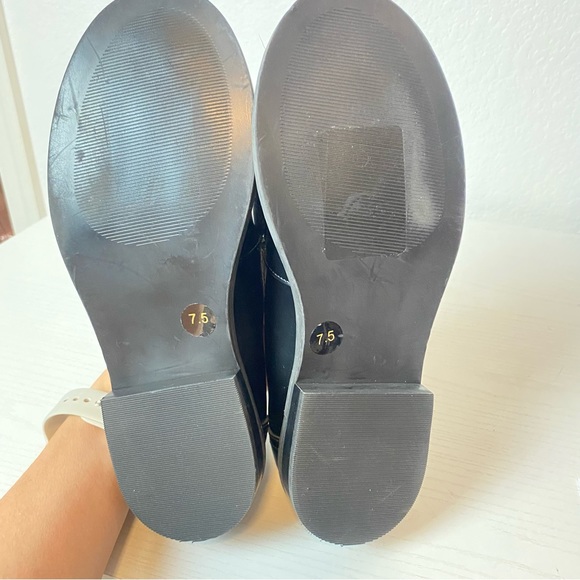 Steve Madden Larusso Patent Leather Loafers in Black Size 7.5 - Picture 5 of 6